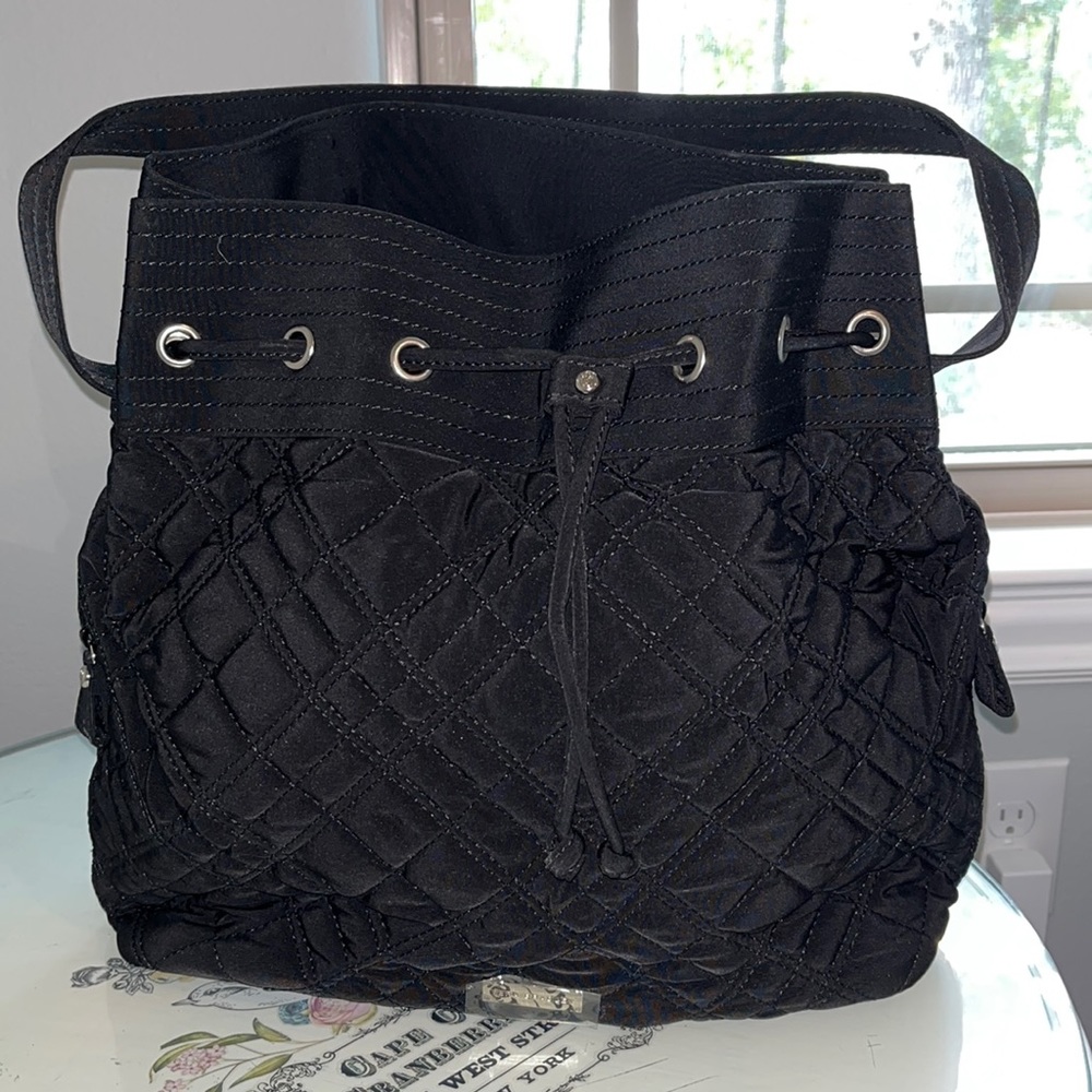 Vera Bradley boho bag, black